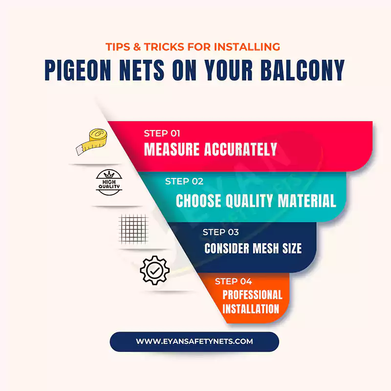 Pigeon Nets for Balcony Installation Tips