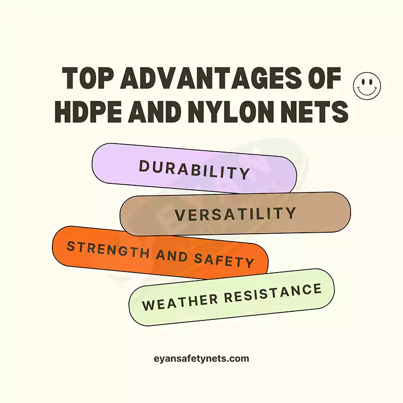 Top Advantages of HDPE and Nylon Nets