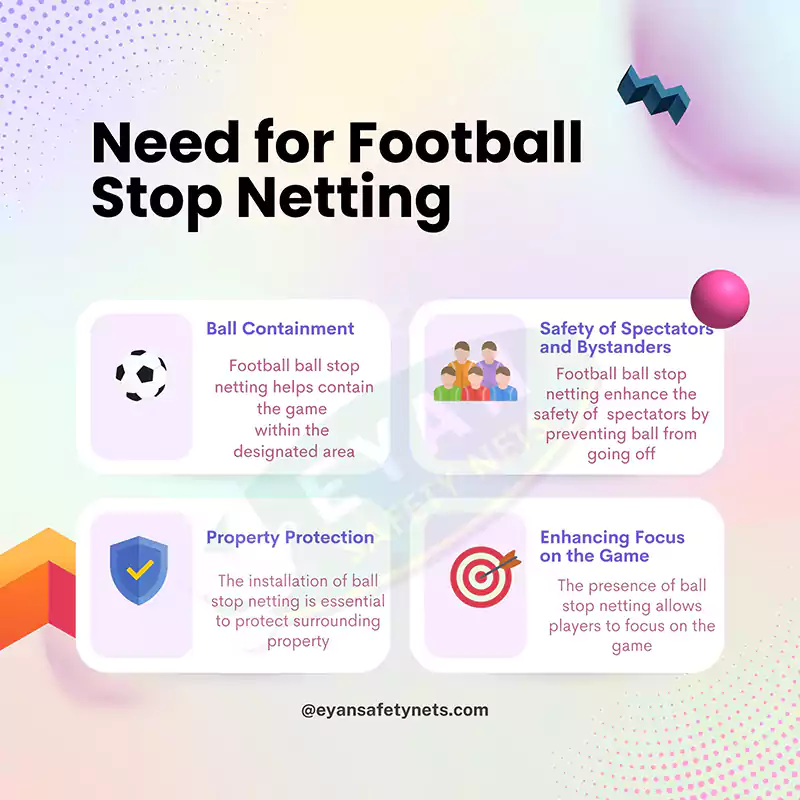 Why to Install Football Stop Netting