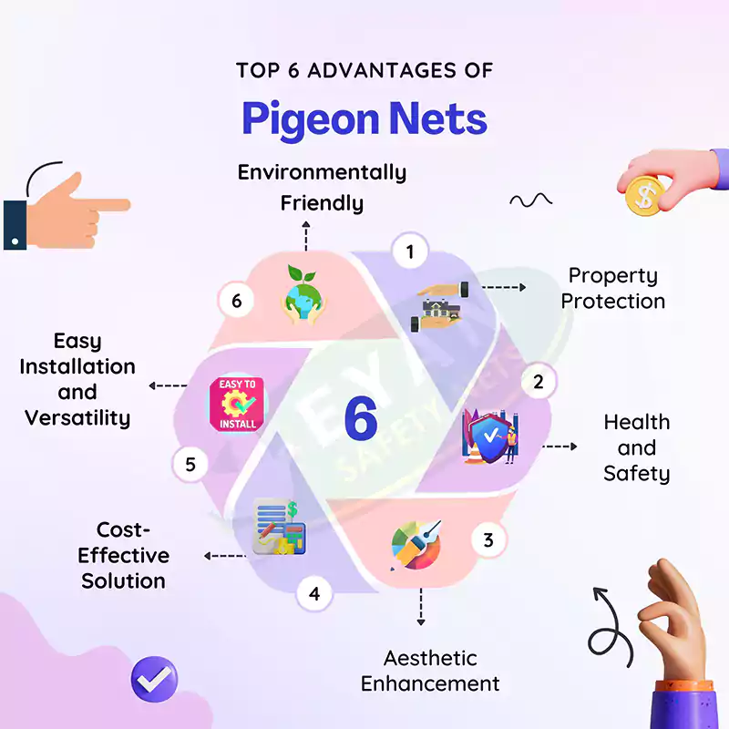 Top 6 Uses of Pigeon Nets in Hyderabad