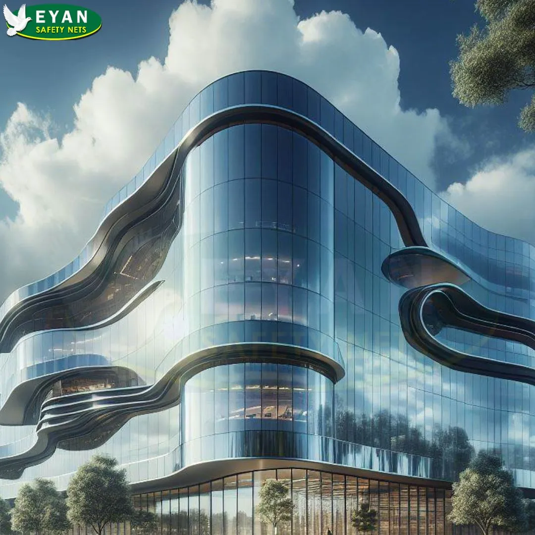 Glass building in Hyderabad
