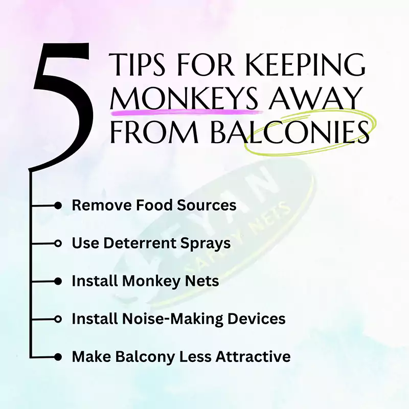 Tips to prevent Monkeys from Balconies