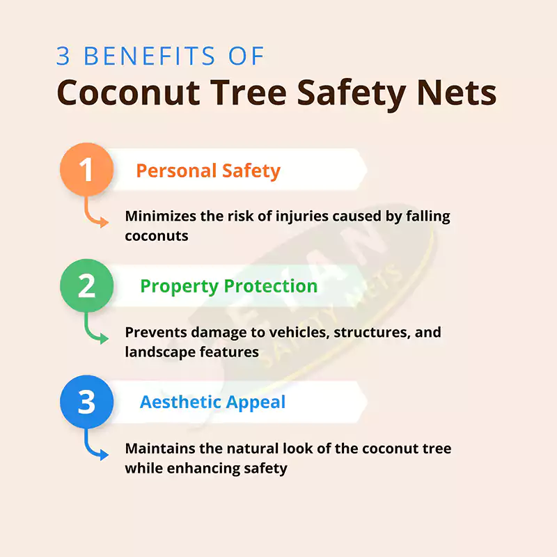 3 Advantages of Coconut Tree Safety Nets